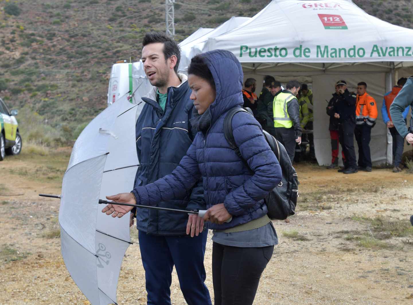 Ana Julia Quezada, sospechosa del crimen, junto al padre de Gabriel Cruz.