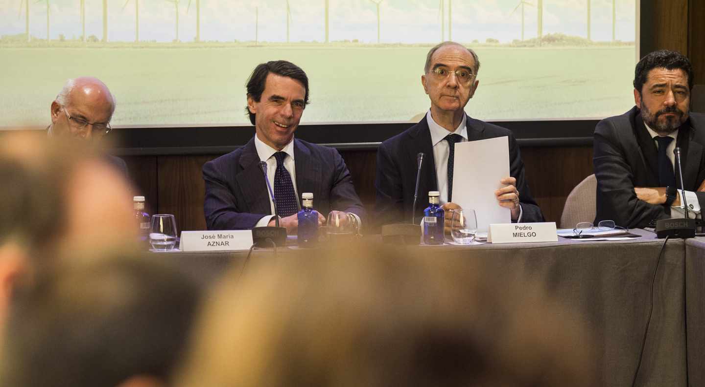 El ex presidente del Gobierno y presidente de Fundación FAES, José María Aznar.