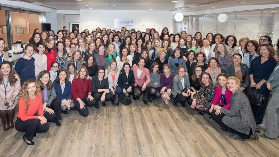 Ana Botín, presidente del Banco Santander, en el Día de la Mujer.