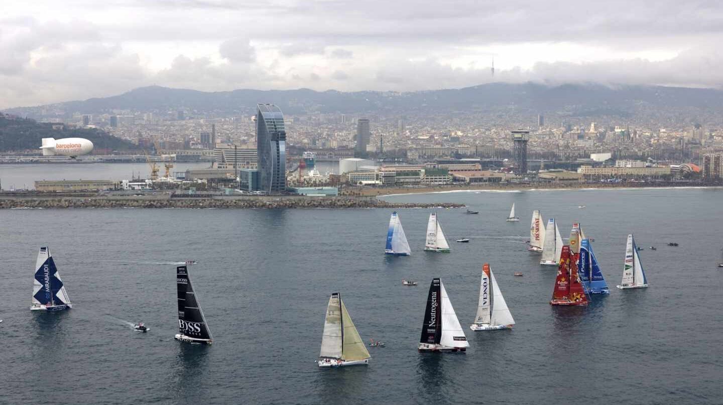 Una regata de la Barcelona World Race.