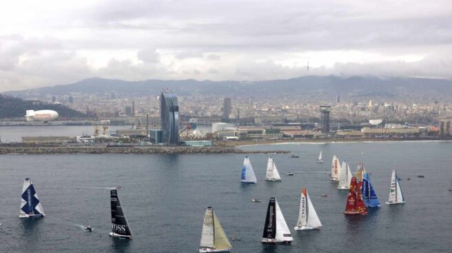 Una regata de la Barcelona World Race.