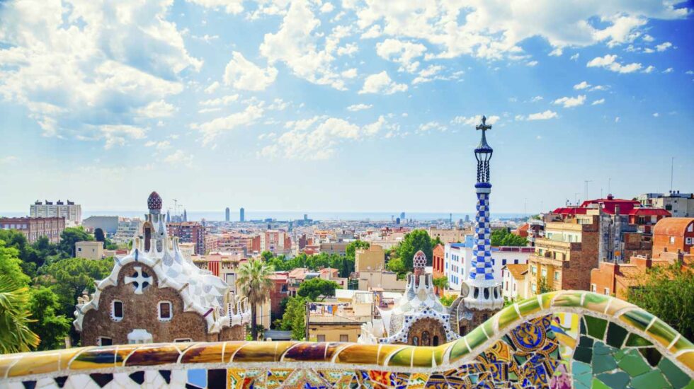 El Parc Güell de Barcelona.