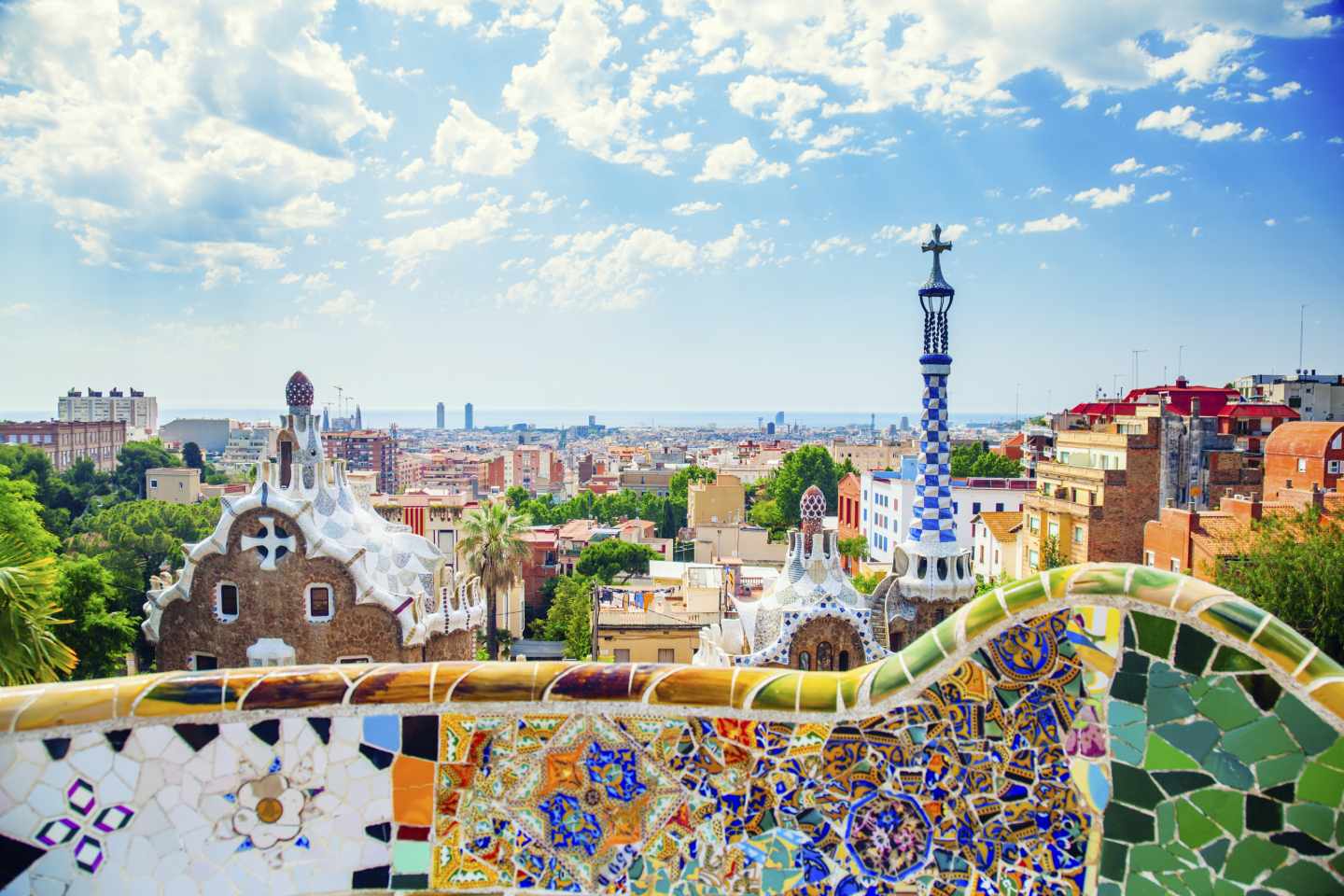 El Parc Güell de Barcelona.