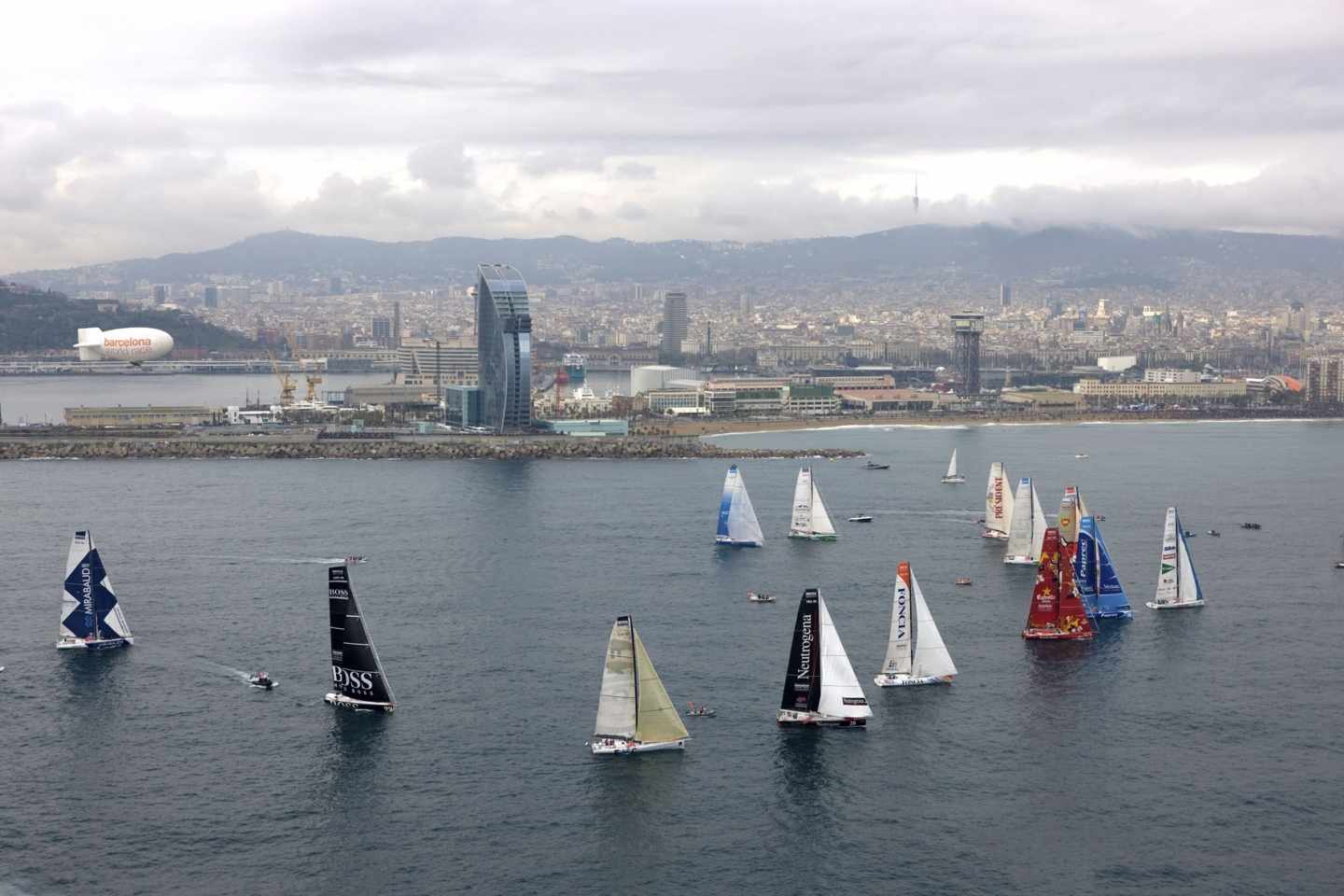 Una regata de la Barcelona World Race.