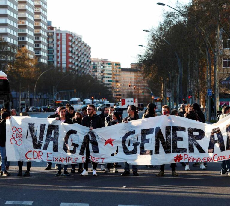 Los Mossos denuncian a un conductor que se enfrentaba a los CDR por cortar la Meridiana