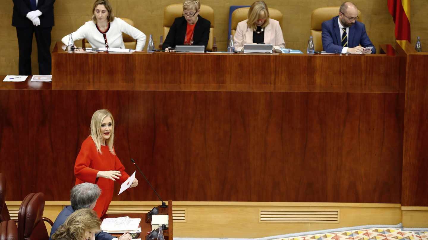 La presidenta de la Comunidad de Madrid, Cristina Cifuentes.