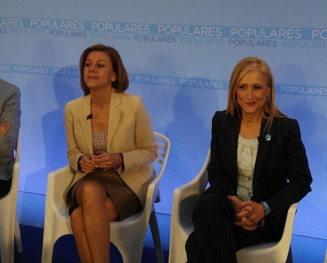 María Dolores de Cospedal y Cristina Cifuentes.