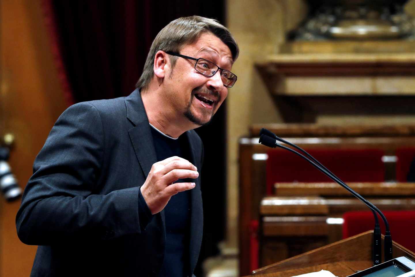El líder de Catalunya En Comú, Xavier Domènech, deja la política