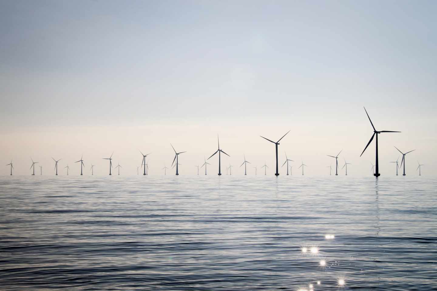 Parque eólico marino gestionado por la eléctrica alemana E.On.