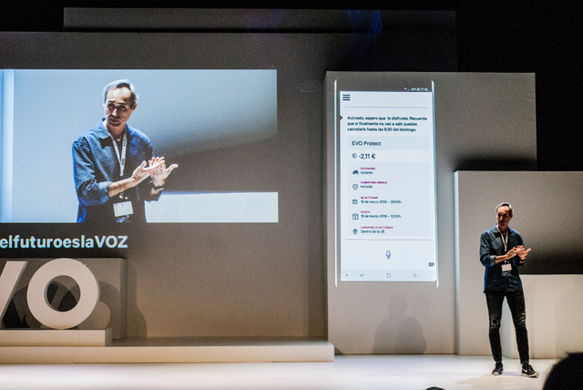 Enrique Tellado, consejero delegado de Evo Banco, durante la presentación de EVO Assistant.