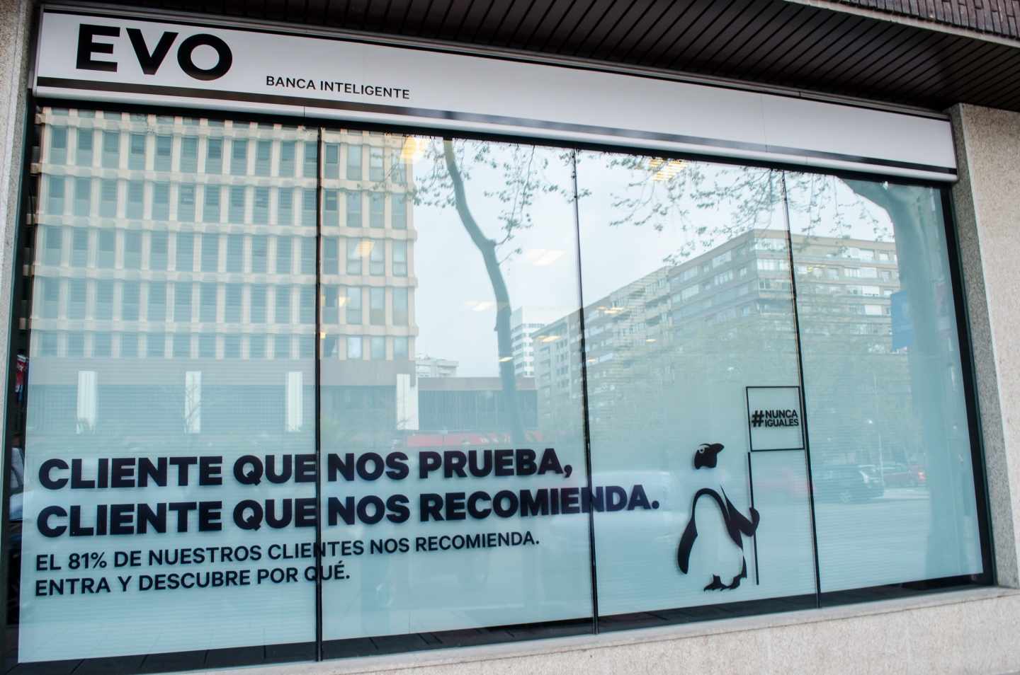 Oficina de Evo Banco.