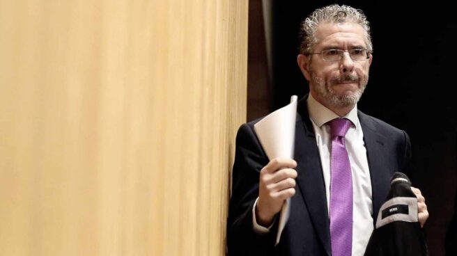 Francisco Granados, a su llegada a la comisión de investigación del Congreso de los Diputados.