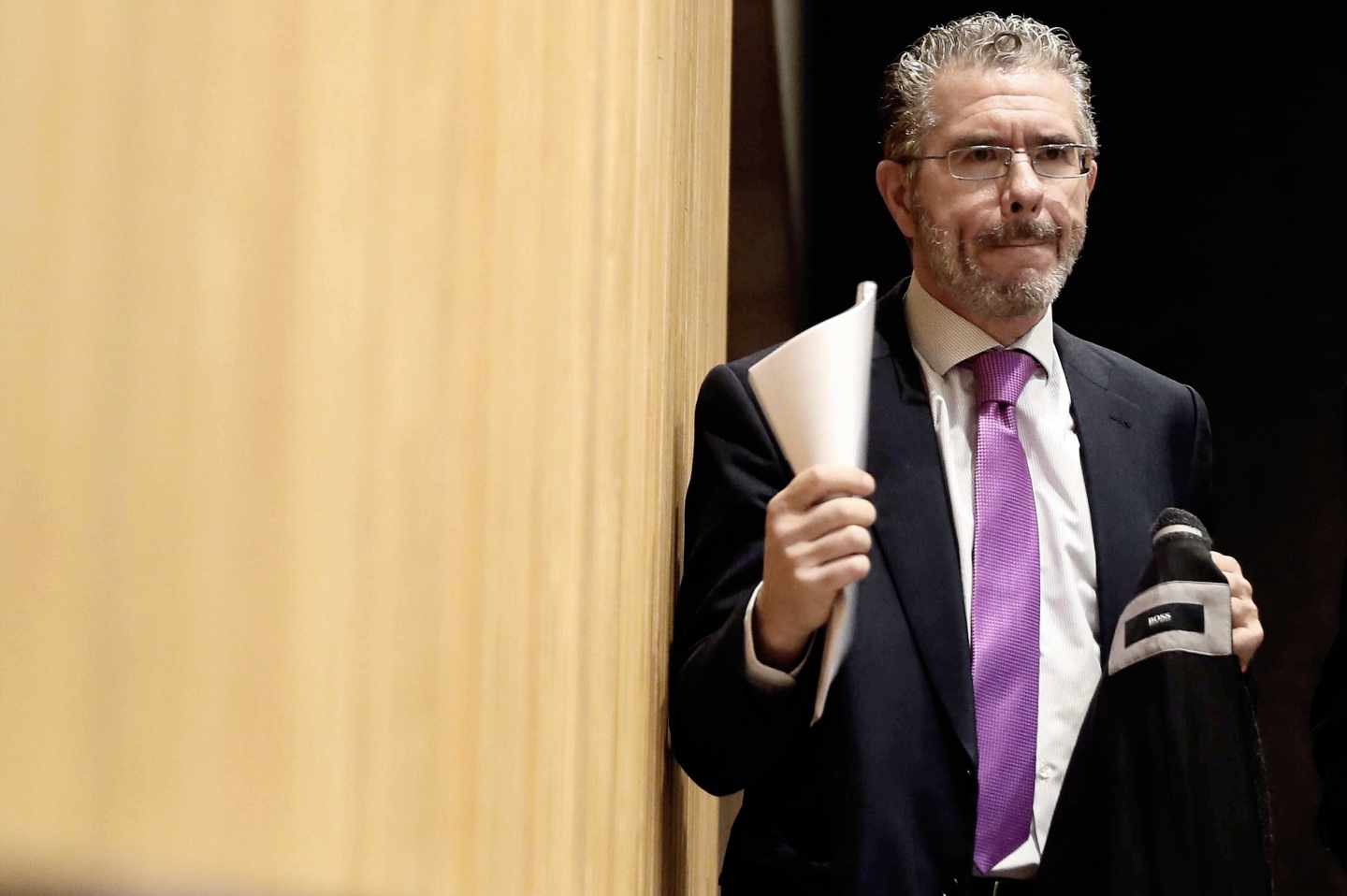 Francisco Granados, a su llegada a la comisión de investigación del Congreso de los Diputados.