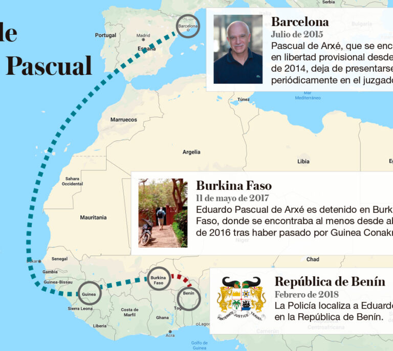 La Policía localiza en Benín al 'prófugo de los ERE' después de fugarse de Burkina Faso
