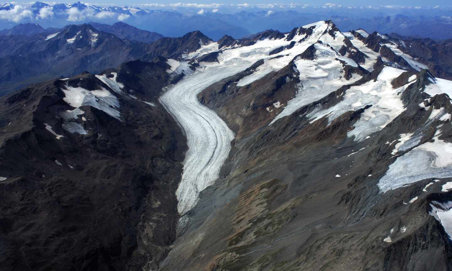 Glaciares en los Alpes austriacos.