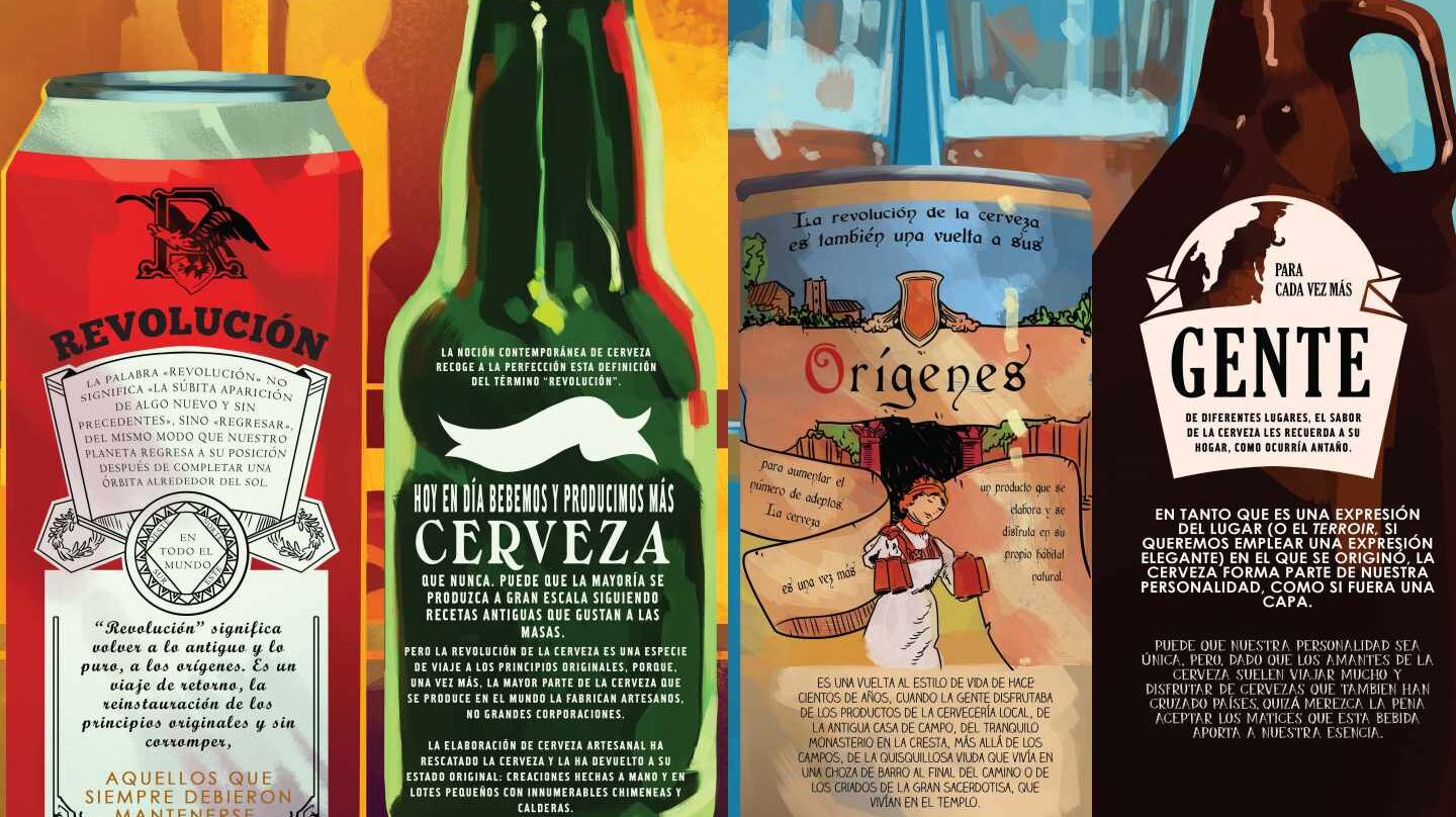 La historia en cómic de la cerveza