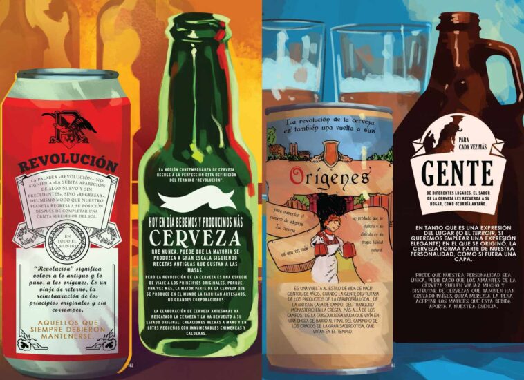 La historia en cómic de la cerveza