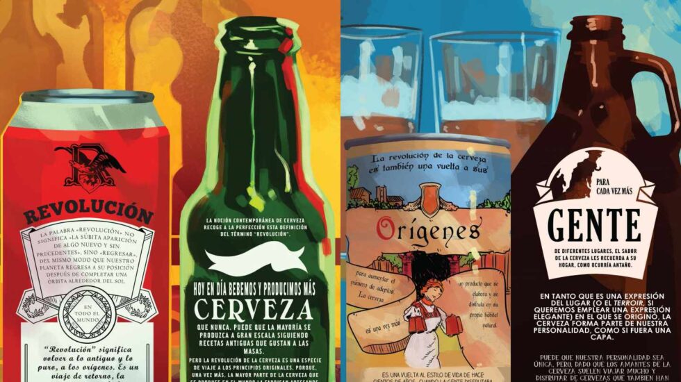 La historia en cómic de la cerveza