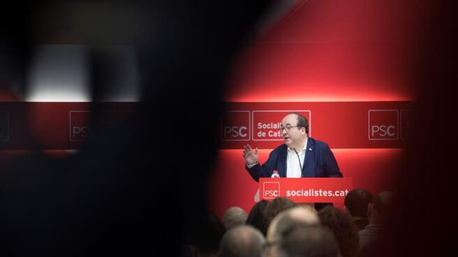 Miquel Iceta, durante un acto del PSC celebrado este sábado en Tàrrega (Lleida).