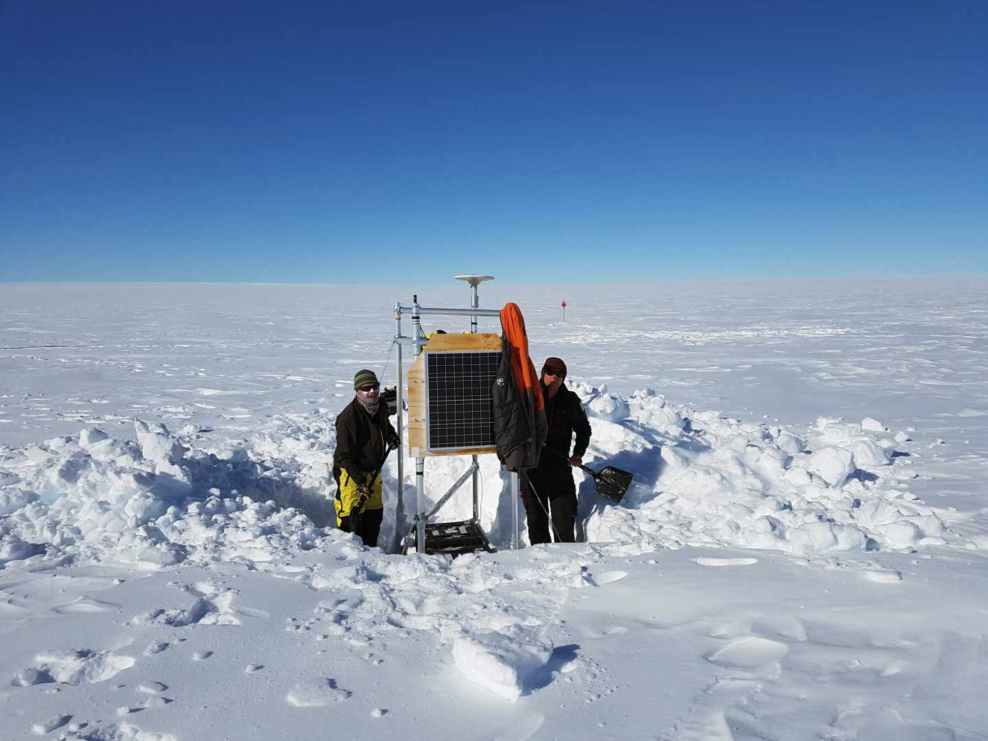 Investigación en el glaciar Totten.