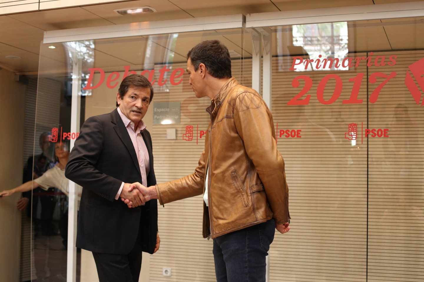 Javier Fernández y Pedro Sánchez.