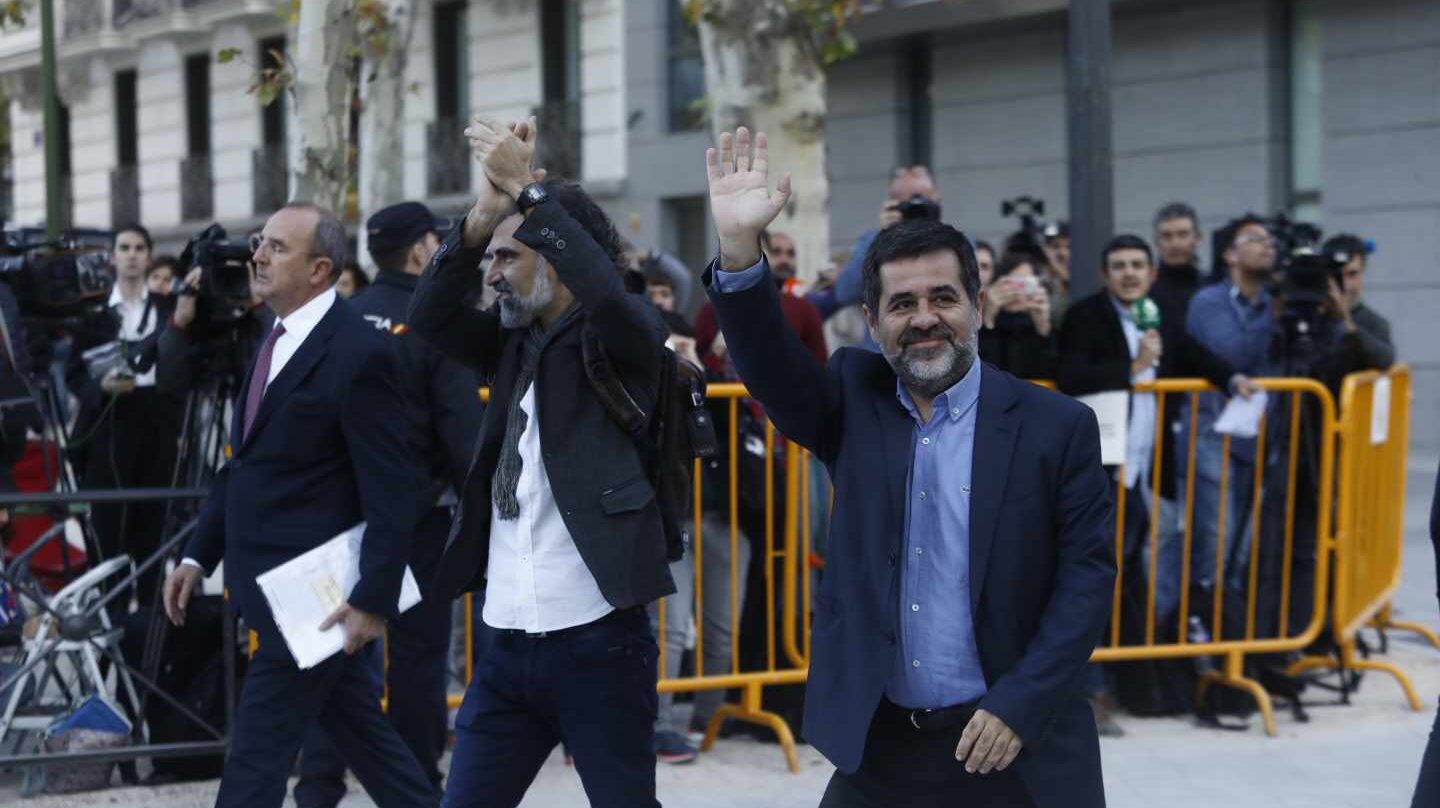 Jordi Sánchez a su llegada a la Audiencia Nacional el pasado octubre.
