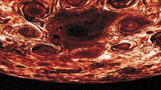 Nadie sabe por qué se ve Júpiter así, pero su interior está dando pistas