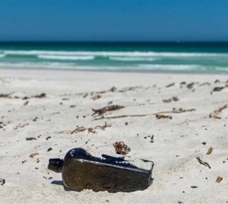Encuentran una botella con un mensaje lanzada al mar en 1886 por un experimento