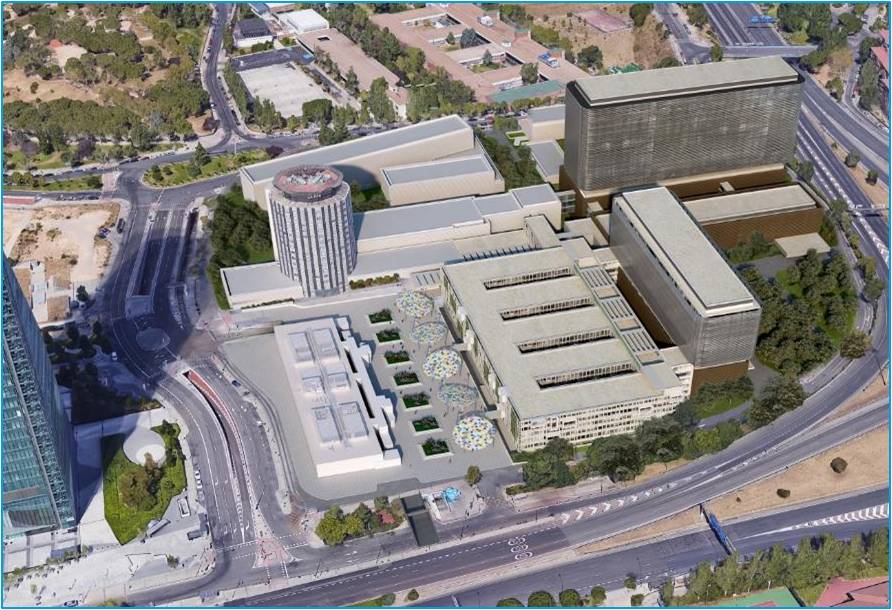 Diseño del nuevo Hospital La Paz.