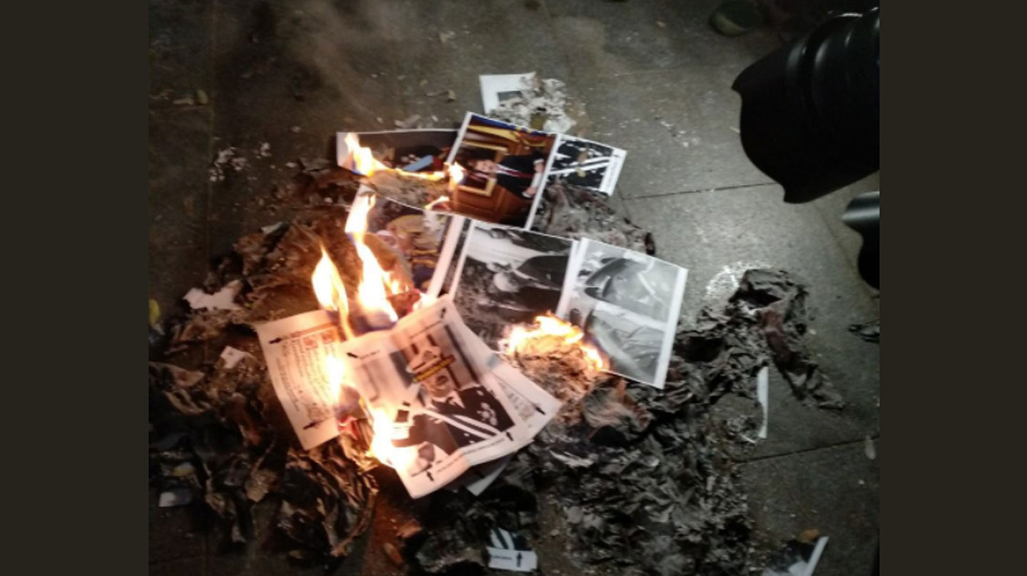 La Audiencia Nacional da vía libre ahora para quemar fotos del Rey como "manifestación simbólica"
