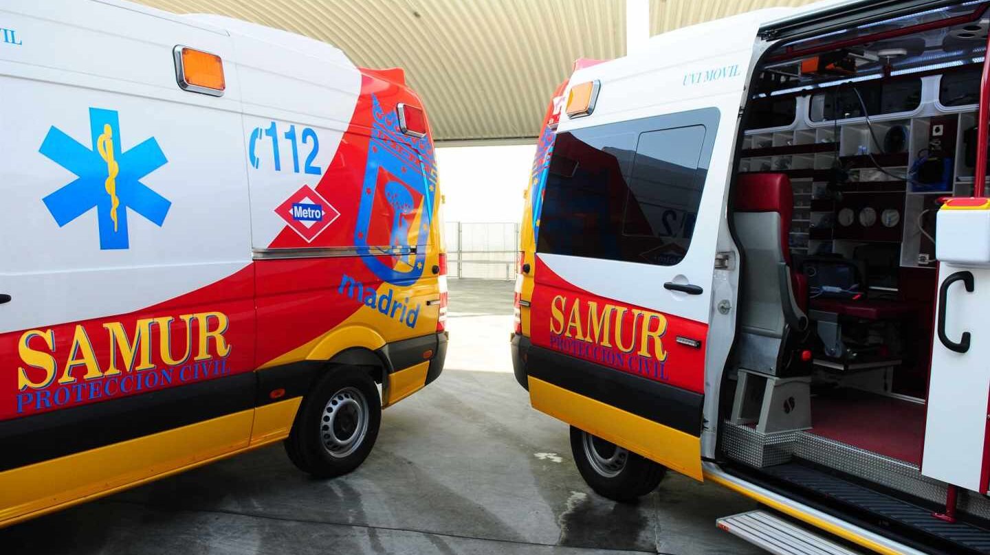 Asistencia del Samur.