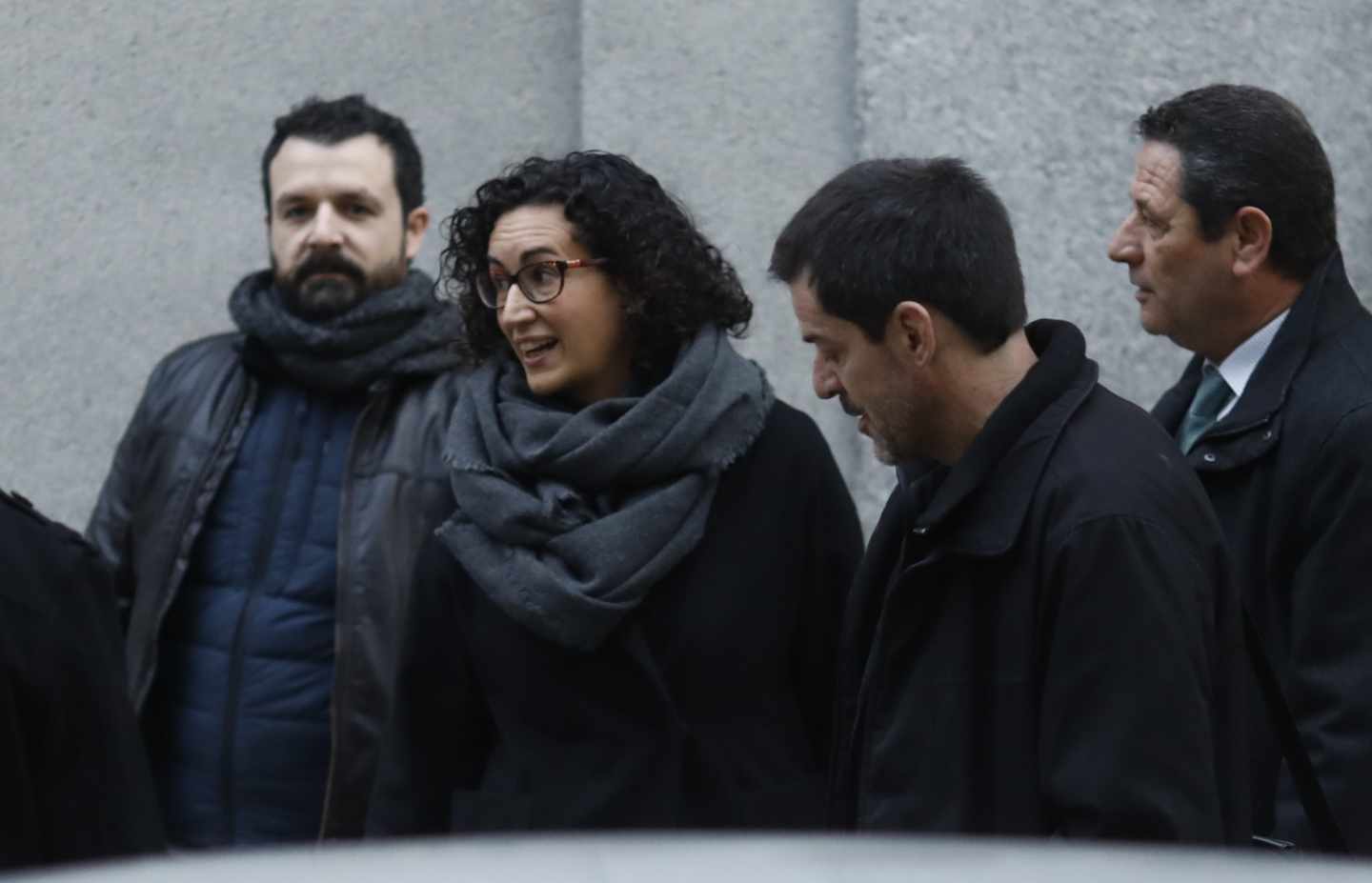 Marta Rovira, cuando acudió el pasado 19 de febrero a declarar en el Tribunal Supremo.