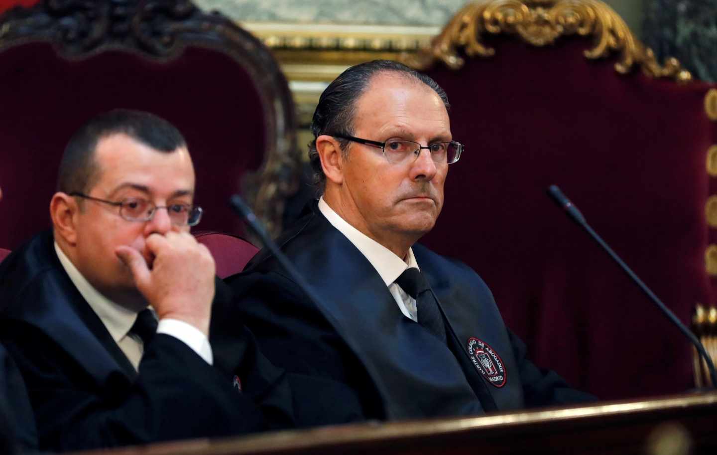 Los abogados de Torres y Urdangarin, en el Tribunal Supremo.