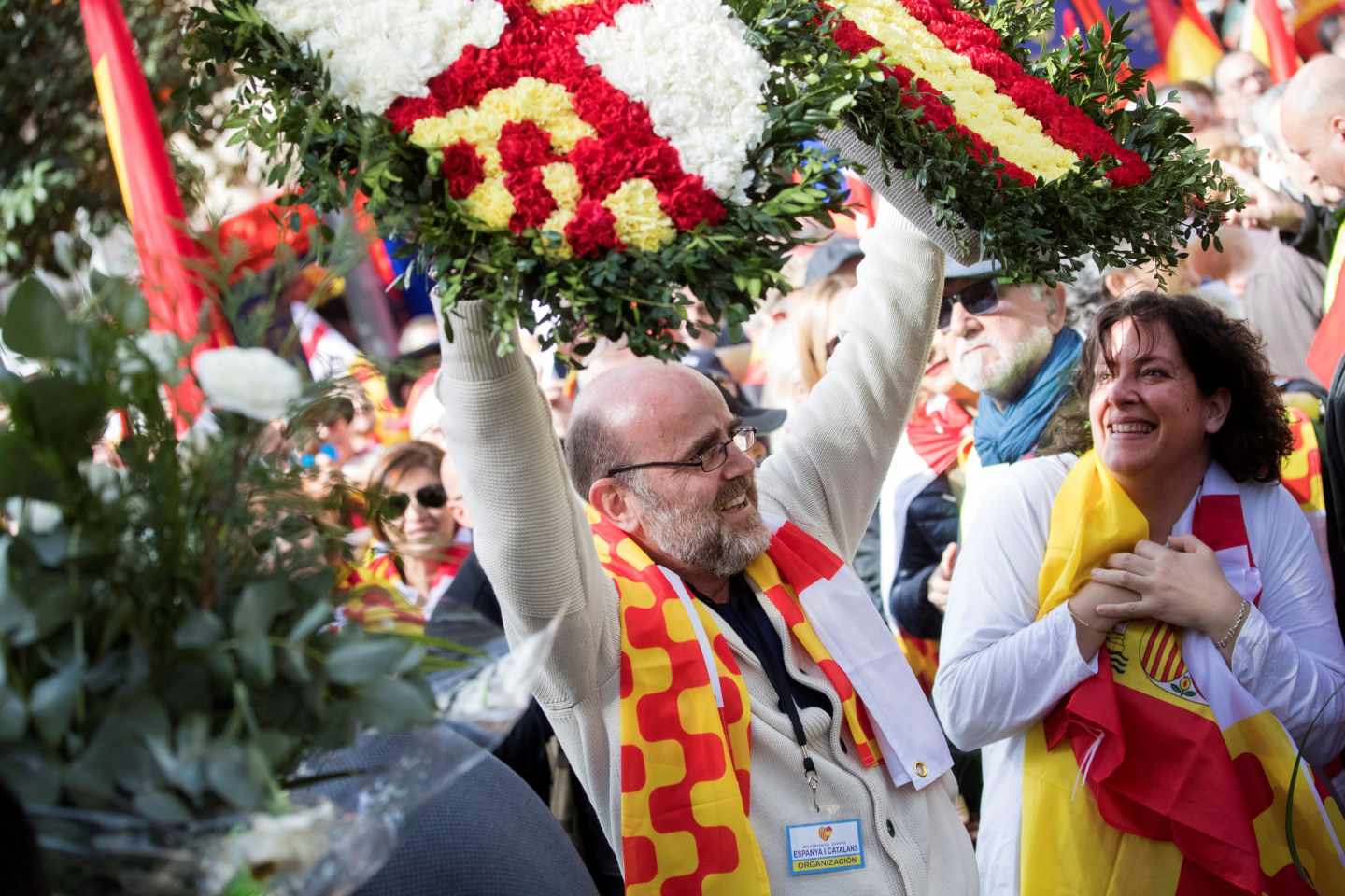 Manifestación de Tabarnia en Barcelona.