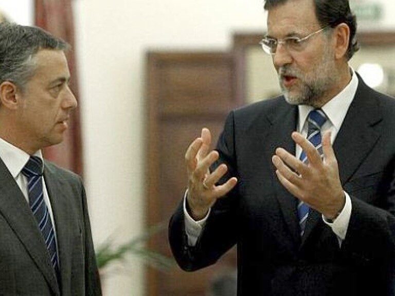 Urkullu pide reunirse con Rajoy y éste accede a transferir dos líneas ferroviarias a Euskadi