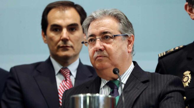 Juan Ignacio Zoido junto al que fue su secretario de Estado de Seguridad, Juan Antonio Nieto.