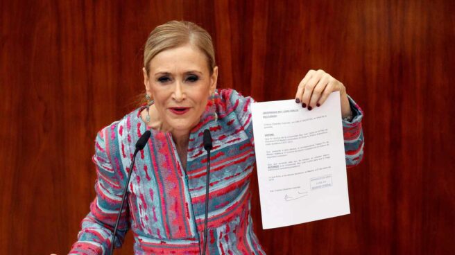 Cristina Cifuentes, en la Asamblea de Madrid. Cristina Cifuentes, en la Asamblea de Madrid.