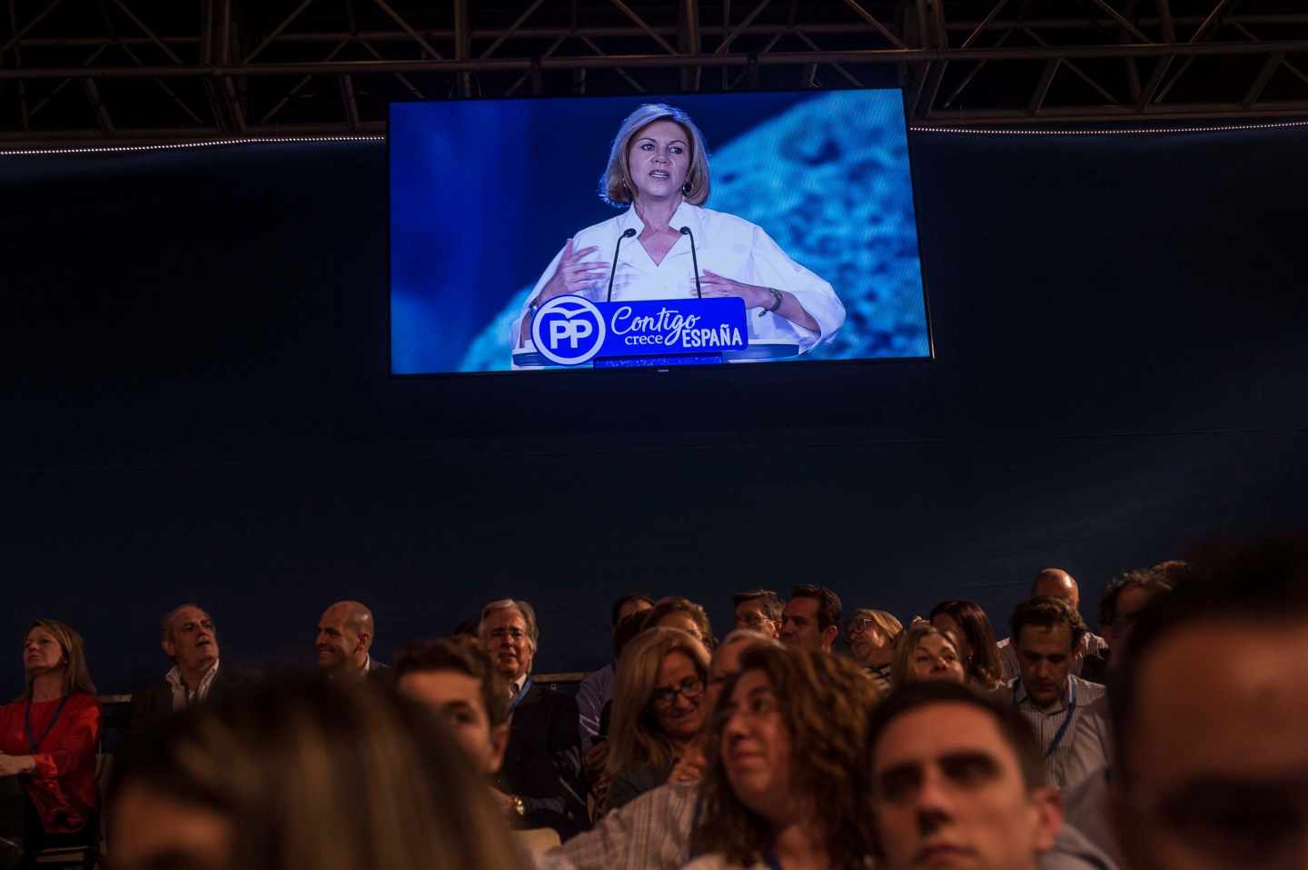 Cospedal durante su intervención en el cónclave popular