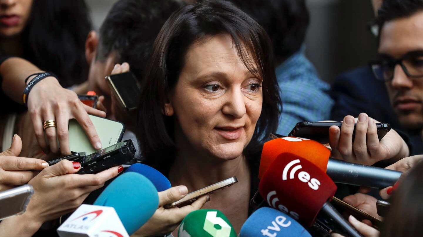 Carolina Bescansa declara tras la publicación de su propuesta de negociación.