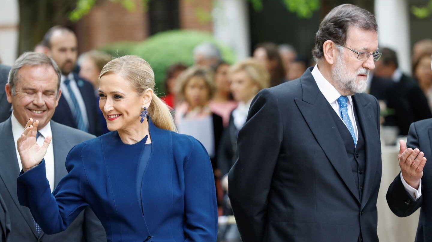 Cristina Cifuentes y Mariano Rajoy