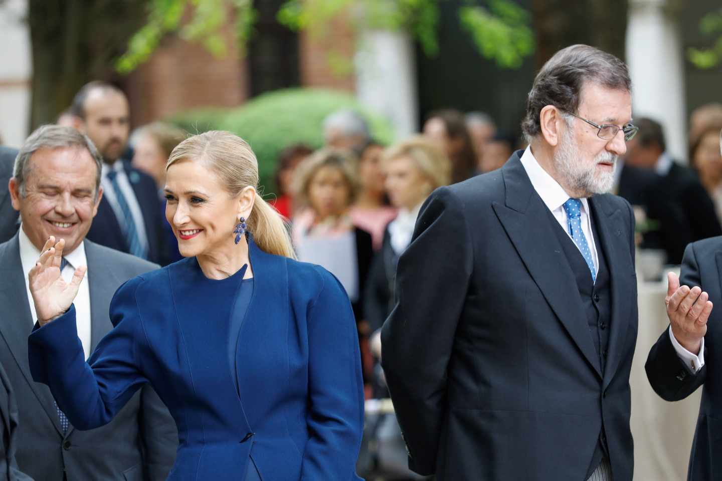 Cristina Cifuentes y Mariano Rajoy
