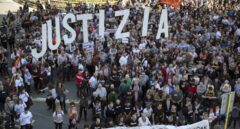 Manifestación en Pamplona en apoyo a los detenidos de Alsasua.