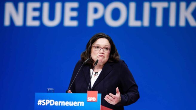 Andrea Nahles, primera presidenta de la historia del Partido Socialdemócrata alemán