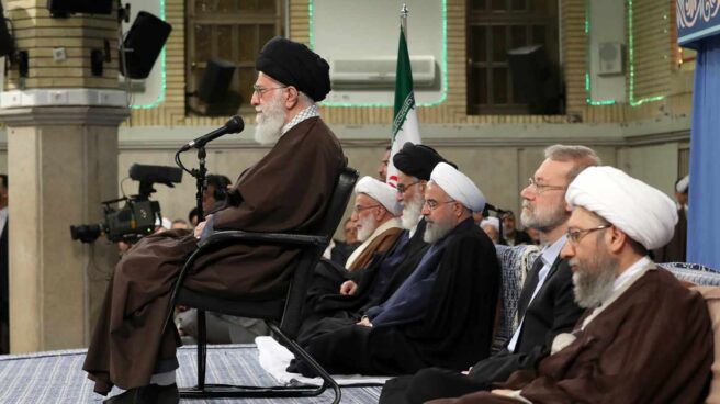 El líder supremo de Irán Ayatollah Ali Khamenei.