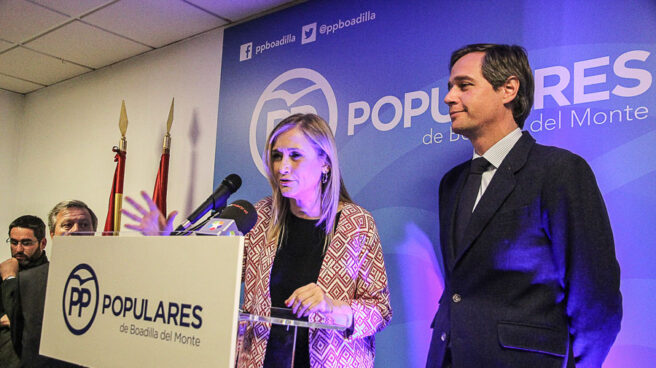 Cristina Cifuentes junto a Antonio González Terol