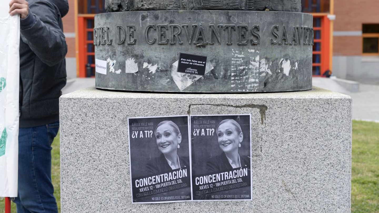 Convocatoria estudiantil contra Cristina Cifuentes.