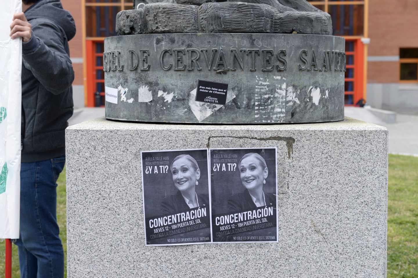 Convocatoria estudiantil contra Cristina Cifuentes.