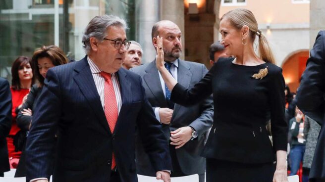 Zoido y Cifuentes, en la sede de la Comunidad de Madrid.