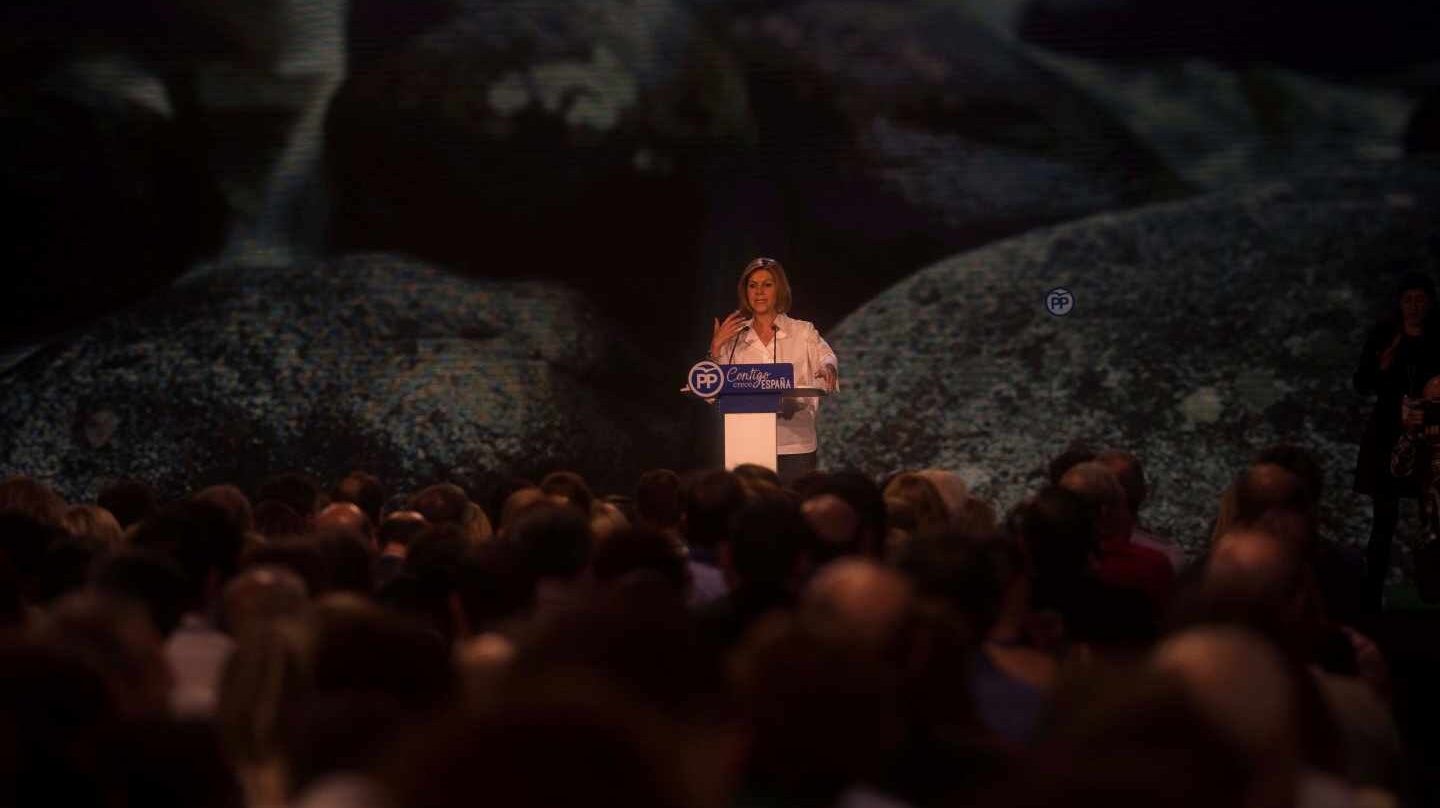 María Dolores de Cospedal, en la Convención del PP de Sevilla.