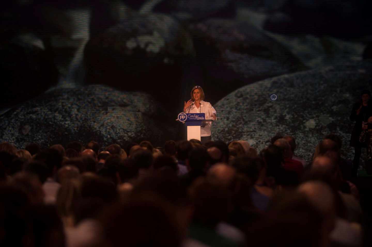 María Dolores de Cospedal, en la Convención del PP de Sevilla.